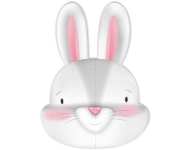 EASTER BUNNY SHAPED FOIL BALLOON