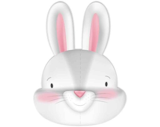 EASTER BUNNY SHAPED FOIL BALLOON