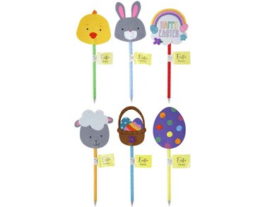6ASST EASTER PEN 18S