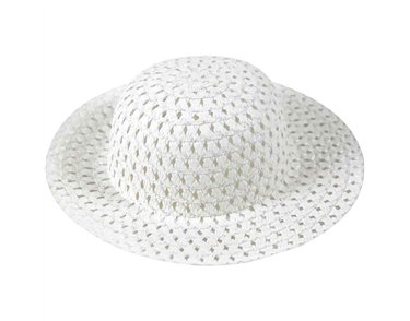 WHITE CHILDRENS BONNET