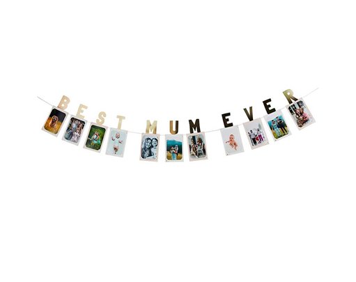 3m BEST MUM EVER PHOTO BUNTING