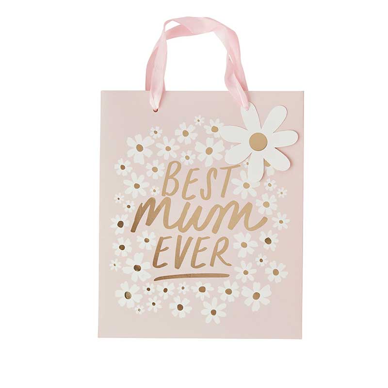 BEST MUM EVER DAISY GIFT BAG 6S
