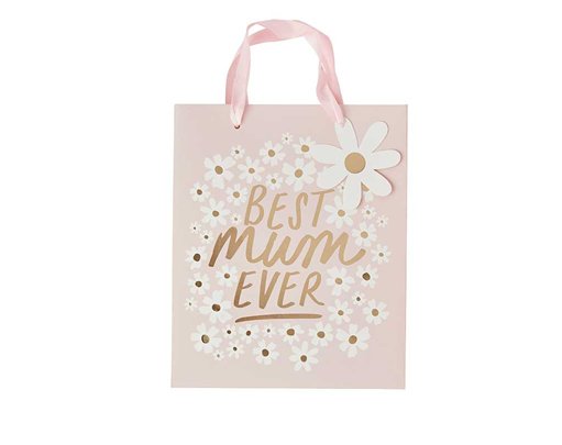 BEST MUM EVER DAISY GIFT BAG 6S