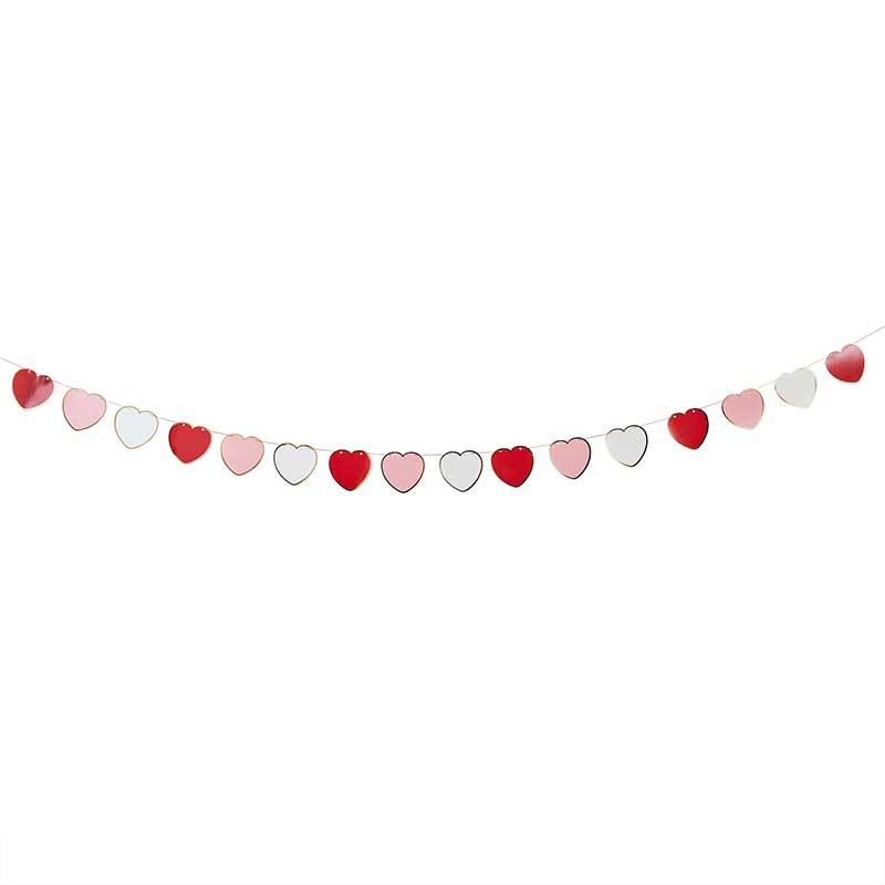 2.5m HEART GARLAND