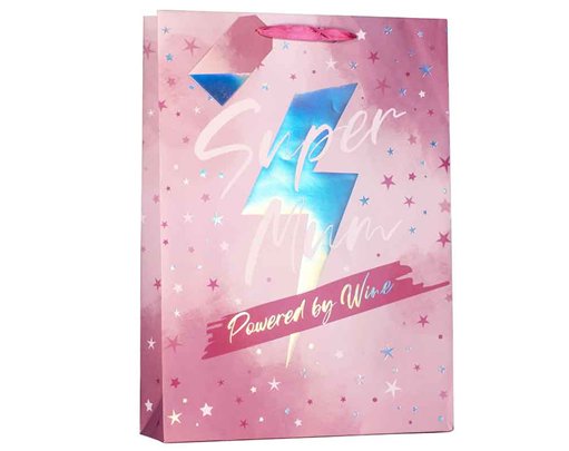 SUPER MUM XLG GIFT BAG 6S