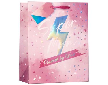 SUPER MUM LARGE GIFT BAG 6S