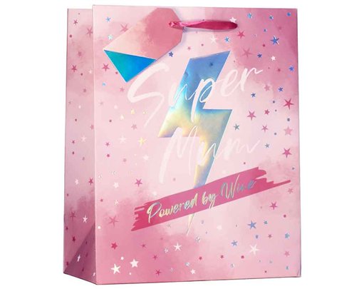 SUPER MUM LARGE GIFT BAG 6S