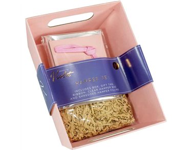 PINK HAMPER WITH ACCESSORIES