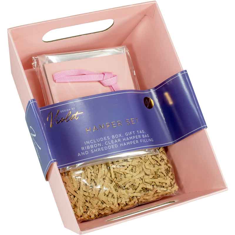 PINK HAMPER WITH ACCESSORIES
