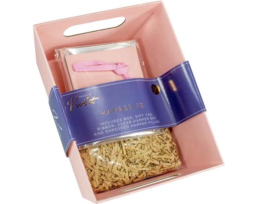 PINK HAMPER WITH ACCESSORIES