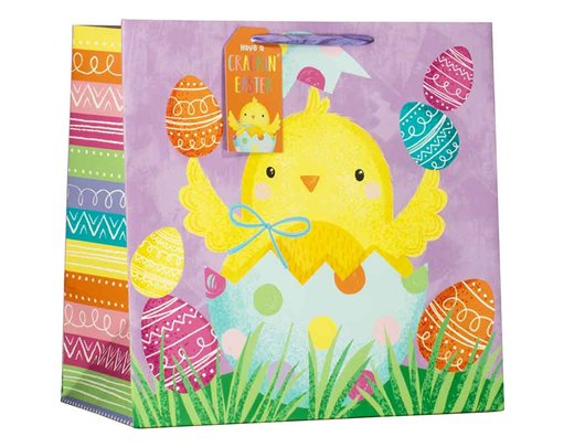 EASTER CHICKEN MEDIUM GIFT BAG 6S