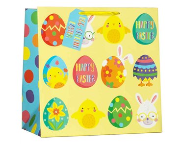 EGG-CELLENT EASTER LARGE GIFT BAG 6S