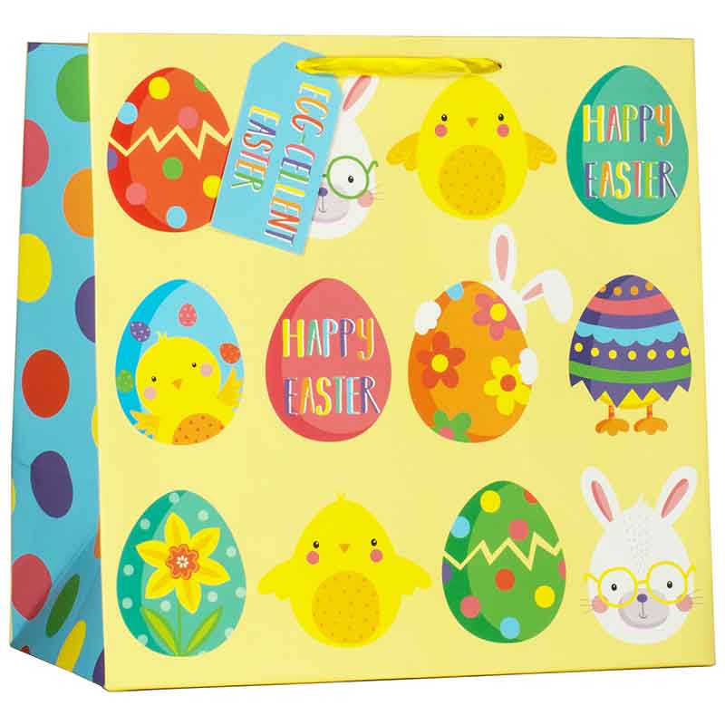 EGG-CELLENT EASTER LARGE GIFT BAG 6S