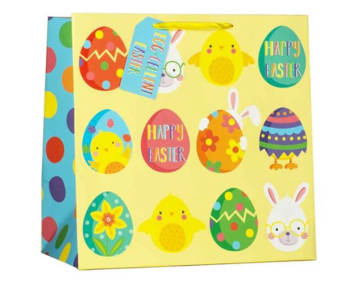 EGG-CELLENT EASTER LARGE GIFT BAG 6S