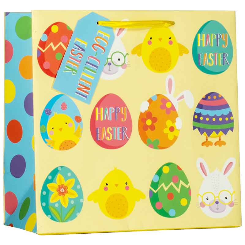 EGG-CELLENT EASTER MEDIUM GIFT BAG 6S