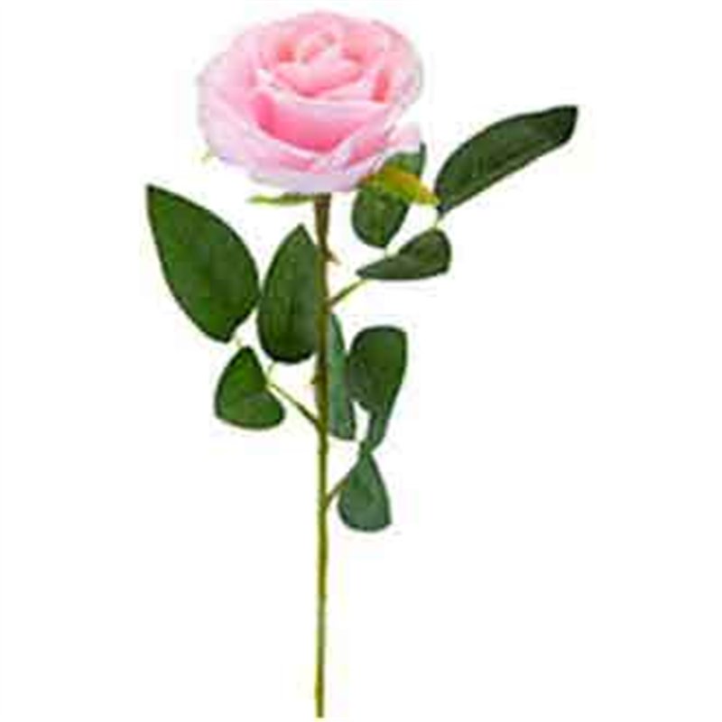 63cm PINK ARTIFICIAL ROSE 36S