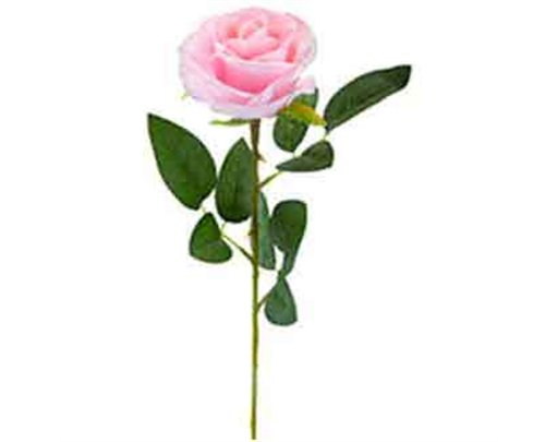 63cm PINK ARTIFICIAL ROSE 36S