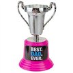 13cm BEST DAD EVER PLASTIC TROPHY IN BOX