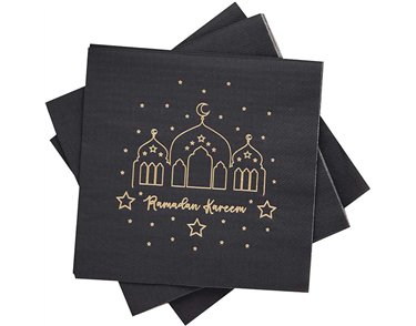 16PK 33cm RAMADAN PAPER NAPKINS