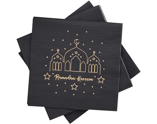 16PK 33cm RAMADAN PAPER NAPKINS