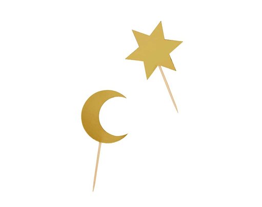 12PK MOON & STAR FOOD PICKS