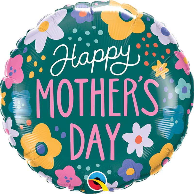 18in MOTHER'S DAY BLOSSOMS FOIL BALLOON