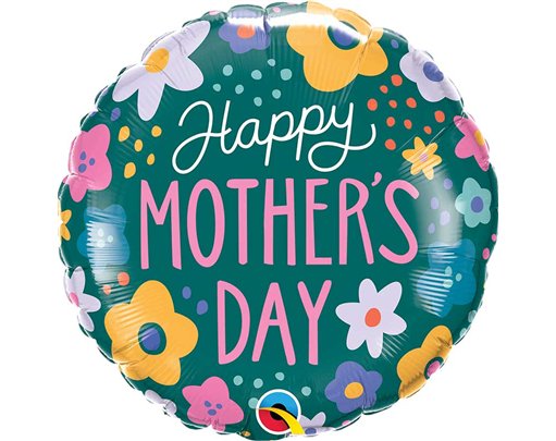 18in MOTHER'S DAY BLOSSOMS FOIL BALLOON
