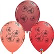 25PK 11in PRETTY POPPIES QUALATEX