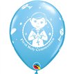 6PK 11in BLUE FIRST HOLY COMMUNION QUALATEX