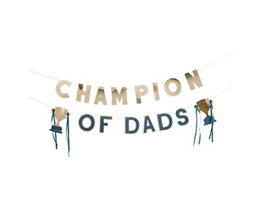 2m GOLD 'CHAMPION OF DAD'S' BANNER