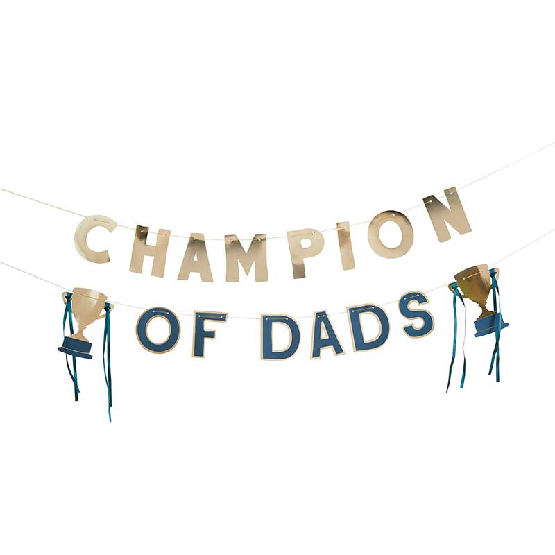 2m GOLD 'CHAMPION OF DAD'S' BANNER