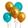 5PK 12in HAPPY FATHERS DAY BALLOONS