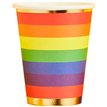 8PK RAINBOW PAPER CUPS