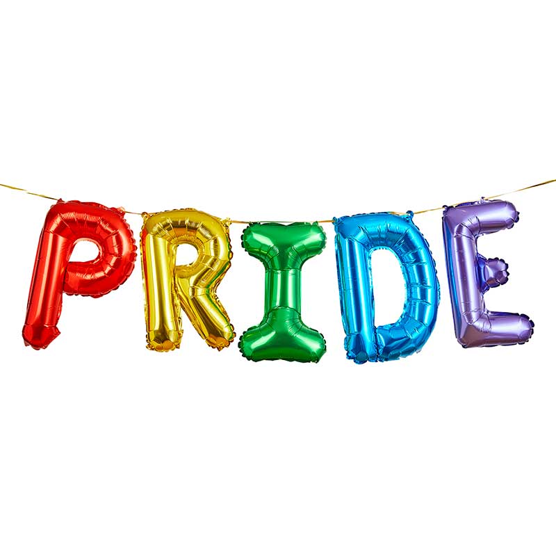 16in PRIDE FOIL BALLOON GARLAND