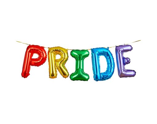16in PRIDE FOIL BALLOON GARLAND