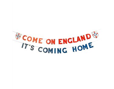 2.5m COME ON ENGLAND CARD BANNER