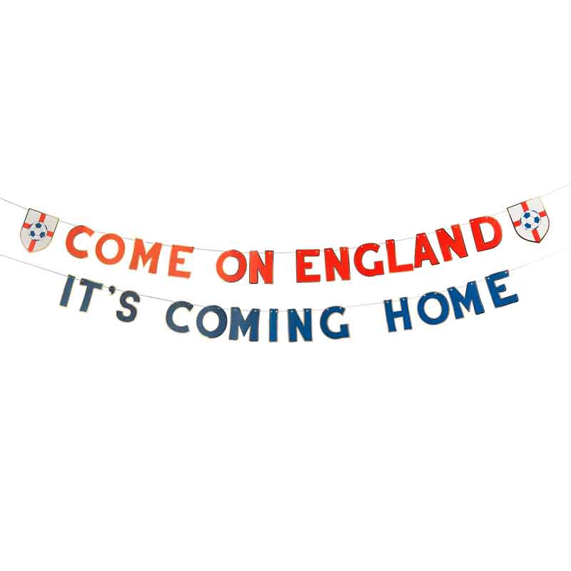 2.5m COME ON ENGLAND CARD BANNER