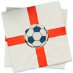 16PK COME ON ENGLAND FOOTBALL PAPER NAPKINS