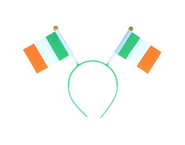 ST PATRICKS DAY IRELAND FLAGS HEADBAND