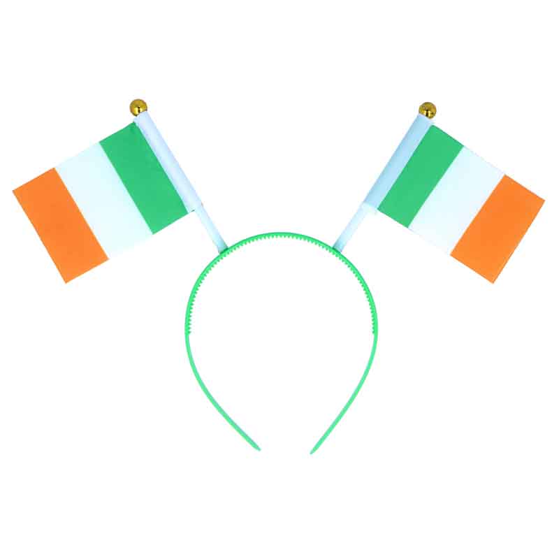 ST PATRICKS DAY IRELAND FLAGS HEADBAND