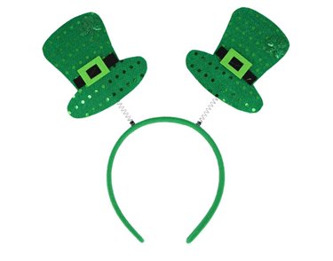 ST PATRICKS DAY SEQUIN HATS HEAD BOPPER