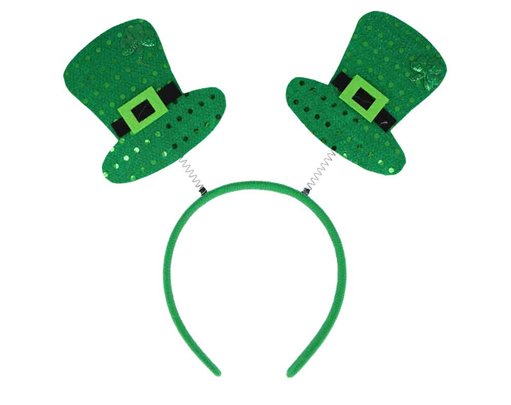 ST PATRICKS DAY SEQUIN HATS HEAD BOPPER