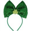 ST PATRICKS DAY GREEN BOW HEADBAND