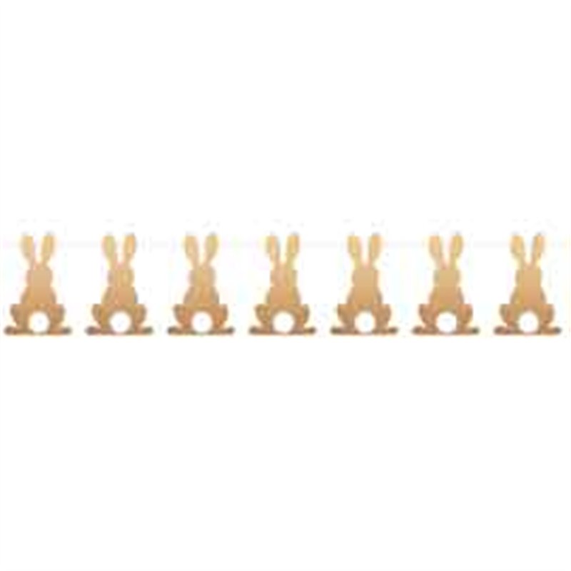 CRAFT PAPER BUNNY GARLAND