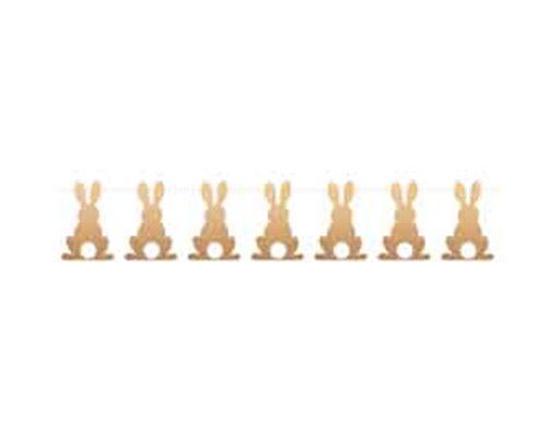 CRAFT PAPER BUNNY GARLAND