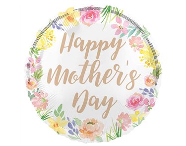 18in HAPPY MOTHERS DAY FOIL BALLOON
