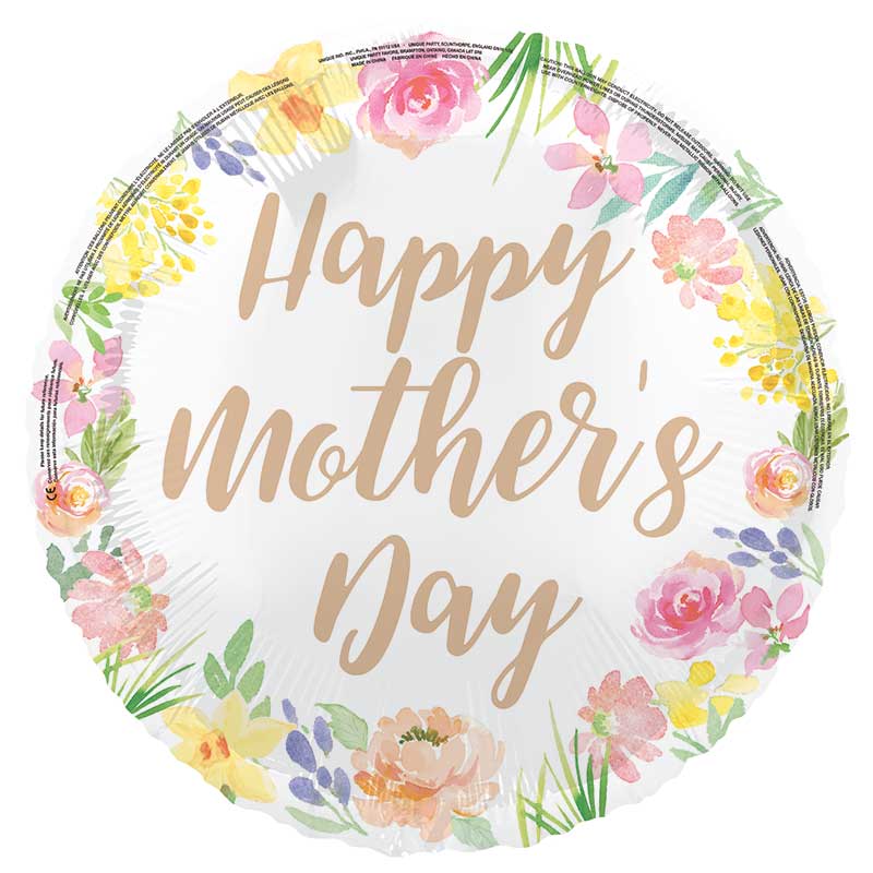 18in HAPPY MOTHERS DAY FOIL BALLOON