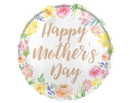 18in HAPPY MOTHERS DAY FOIL BALLOON