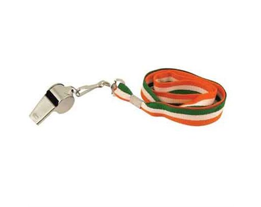5.5cm ST ST PATRICKS DAY METAL WHISTLE 12S