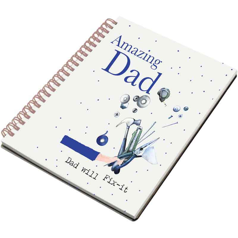 A5 FATHERS DAY SPIRAL NOTEBOOK